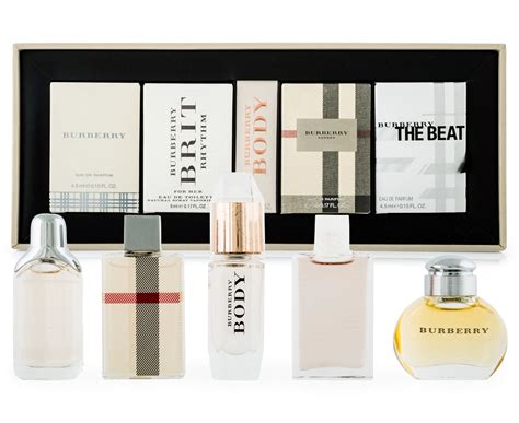 burberry perfume mini set vintage sport|macy's burberry gift set.